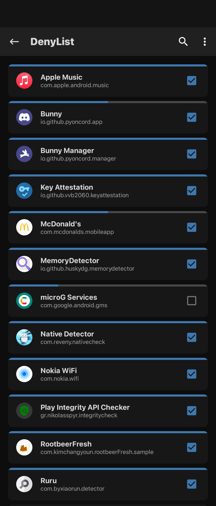 denylist apps